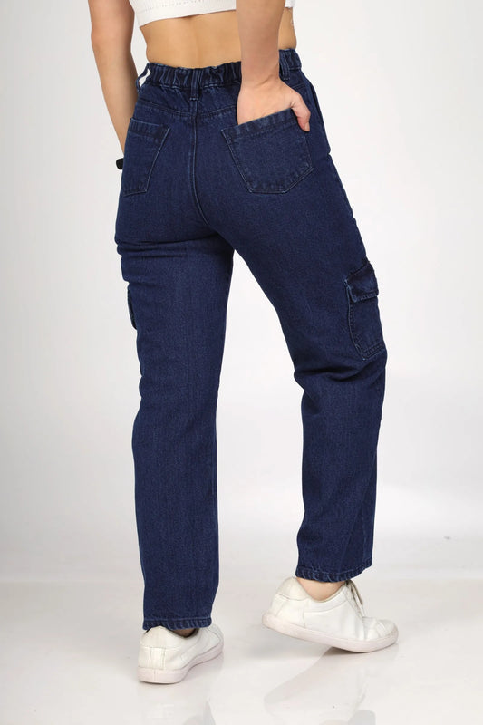 Dark Blue 6 Pocket Cargo